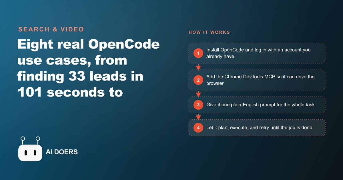 8 OpenCode Use Cases That Replace Hours of Manual Work
