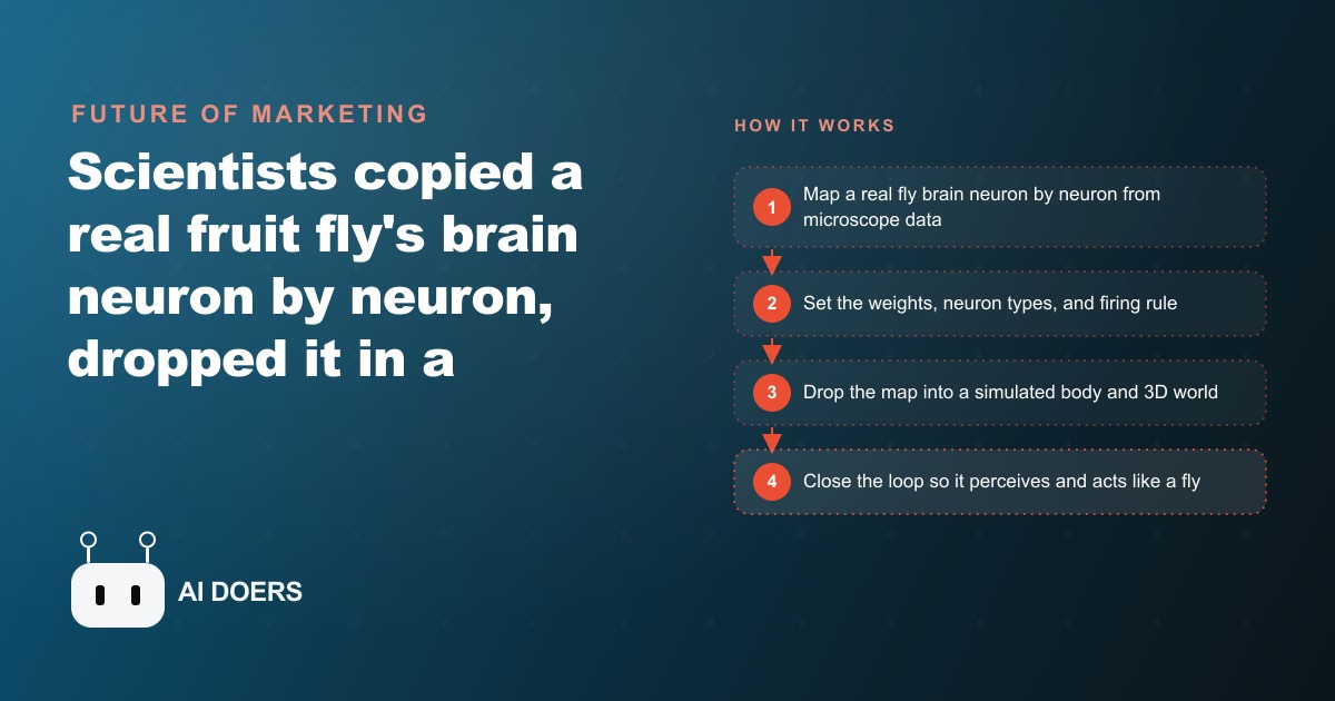 A Simulated Fruit Fly Just Walked, and It Was Never Trained