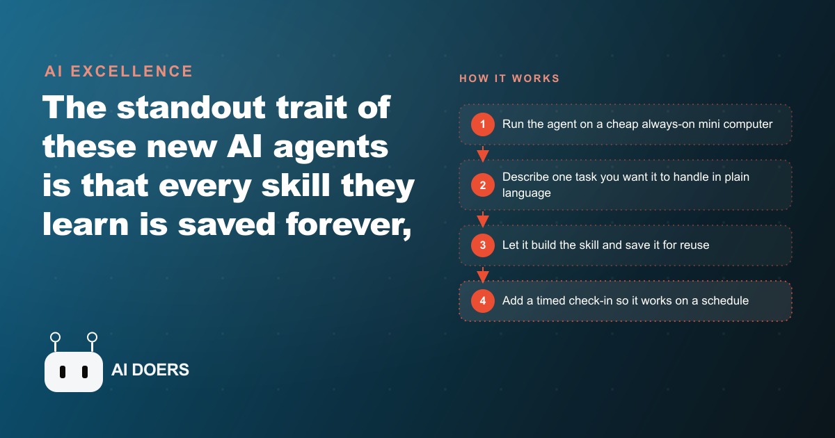 Skills That Stick: A 24/7 AI Assistant That Compounds Over Time