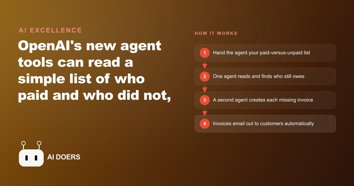 AI Agents That Send Your Invoices: OpenAI's New Tools for Small Business
