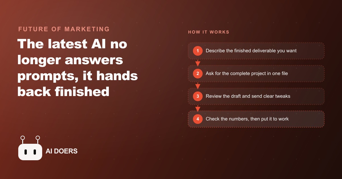 AI Can Now Finish a Whole Project in One Shot. Here Is How to Use It.