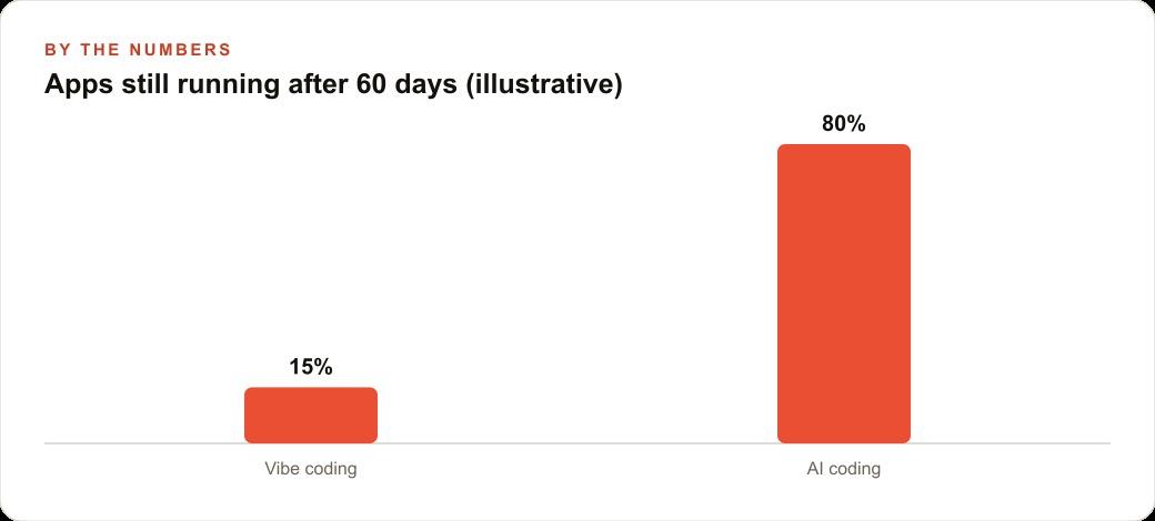 Apps still running after 60 days (illustrative)