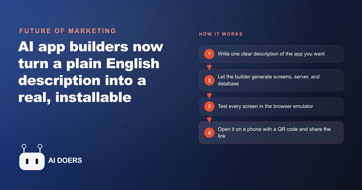 How to Build a Working Mobile App With AI in Minutes, No Coding Required