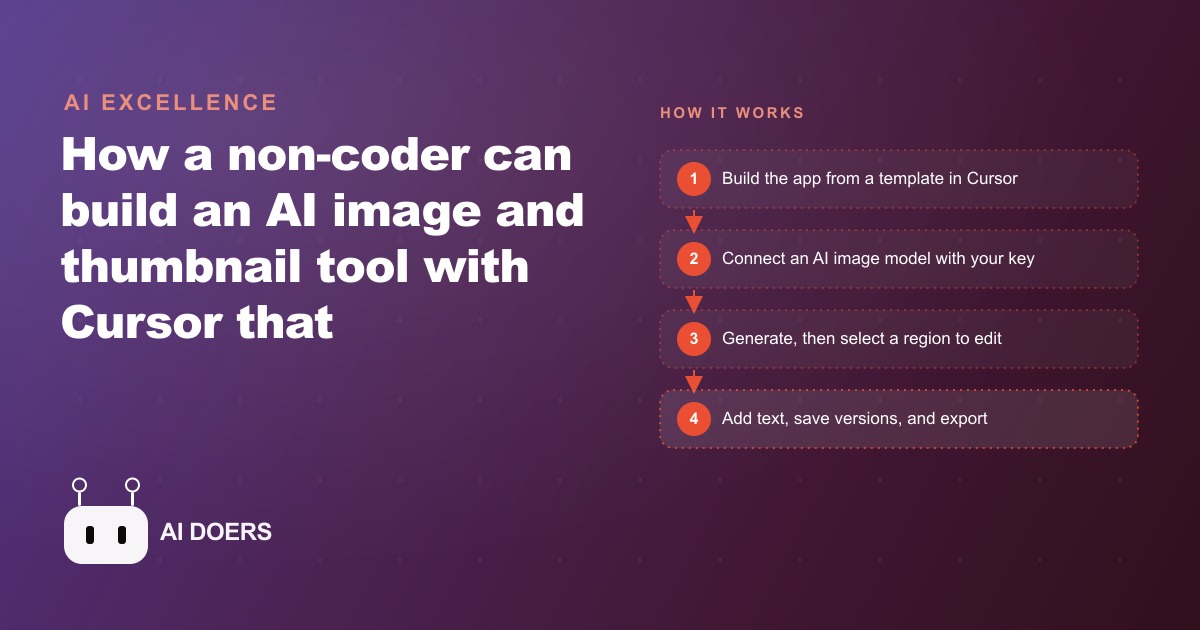 How to Build an AI Image and Thumbnail Tool With Cursor, No Coding Required