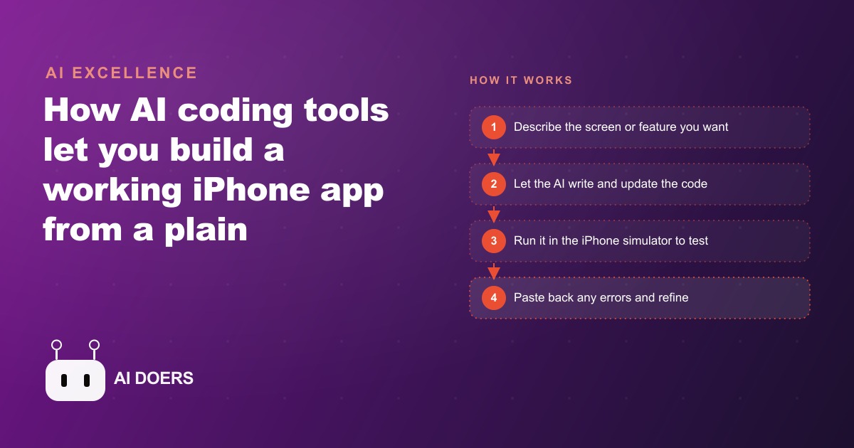 How To Build A Working iPhone App With AI And No Coding Background