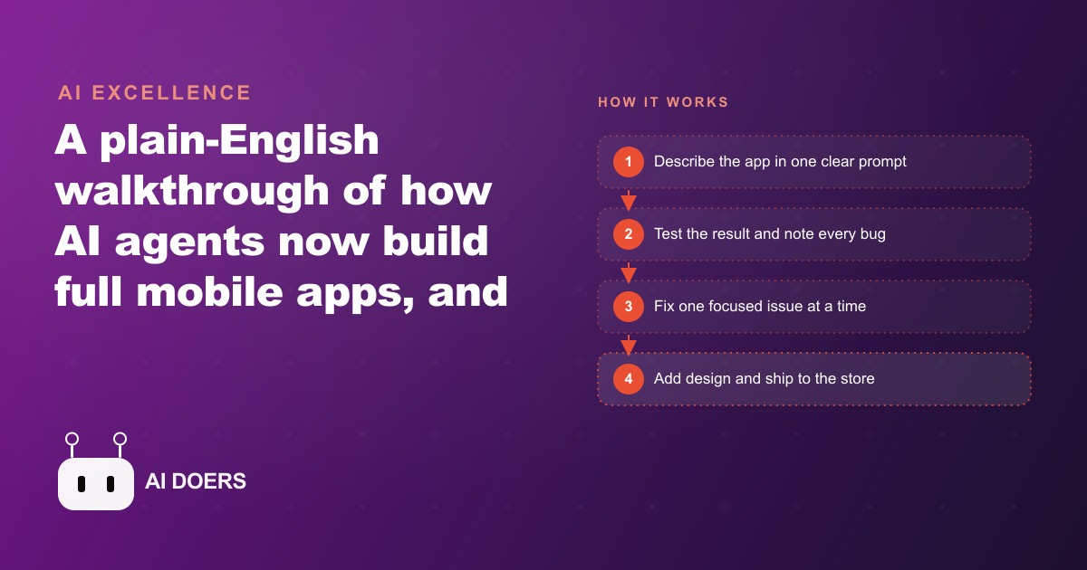 How to Build a Working Mobile App With AI and No Code