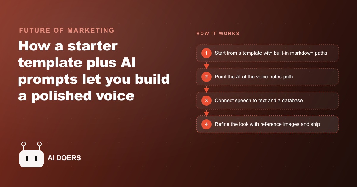 How To Build A Polished Voice Notes App From A Template