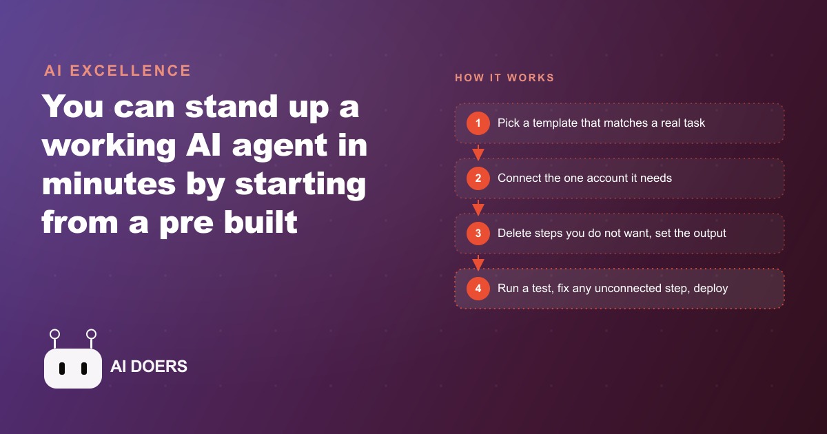 Build Your First No Code AI Agent From a Ready Made Template
