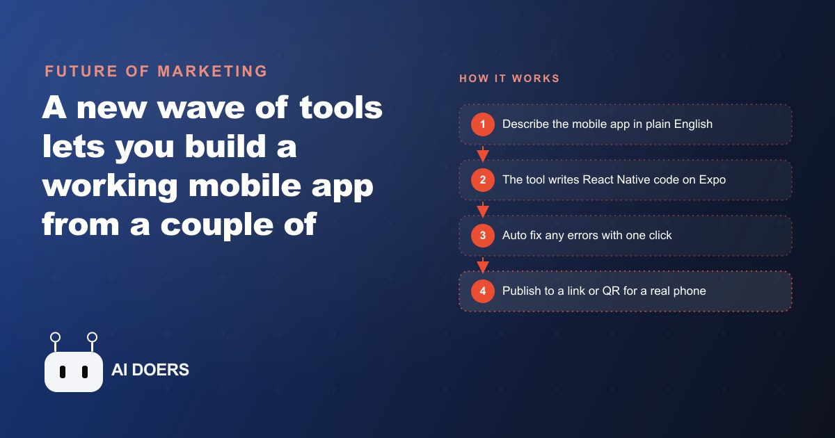 Vibe Coding Reached the Phone: Building Real Mobile Apps From a Prompt