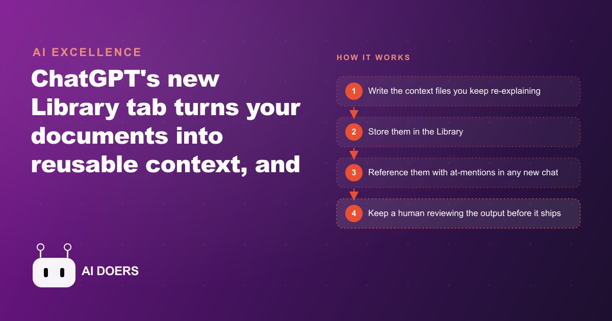 ChatGPT's Library Tab and What Else Shipped in AI This Week