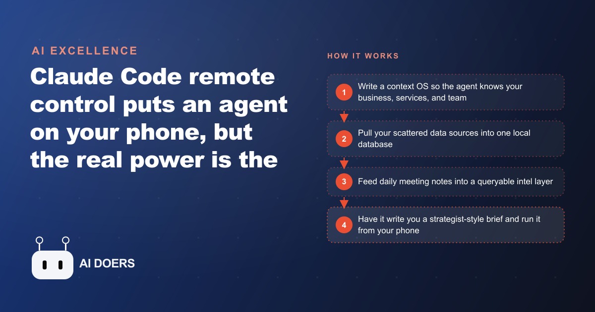 Claude Code On Your Phone Is Useless Without An AI Operating System