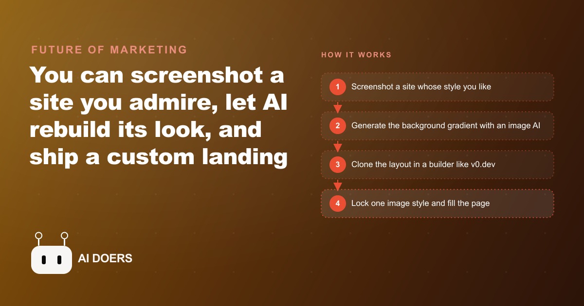 How to Design a Custom Landing Page With AI in About 10 Minutes