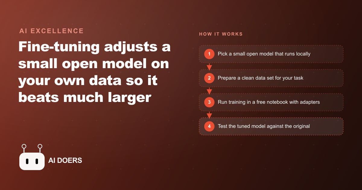 How to Fine-Tune Your Own AI Model, Step by Step