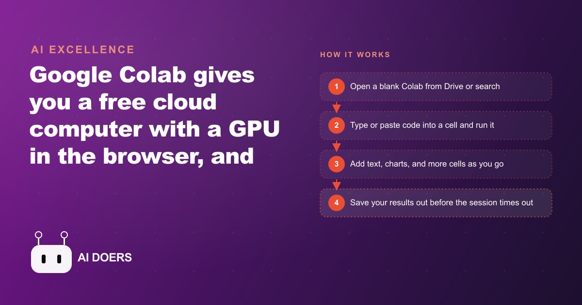 Google Colab Is a Free Cloud Computer, Here Is How to Use It