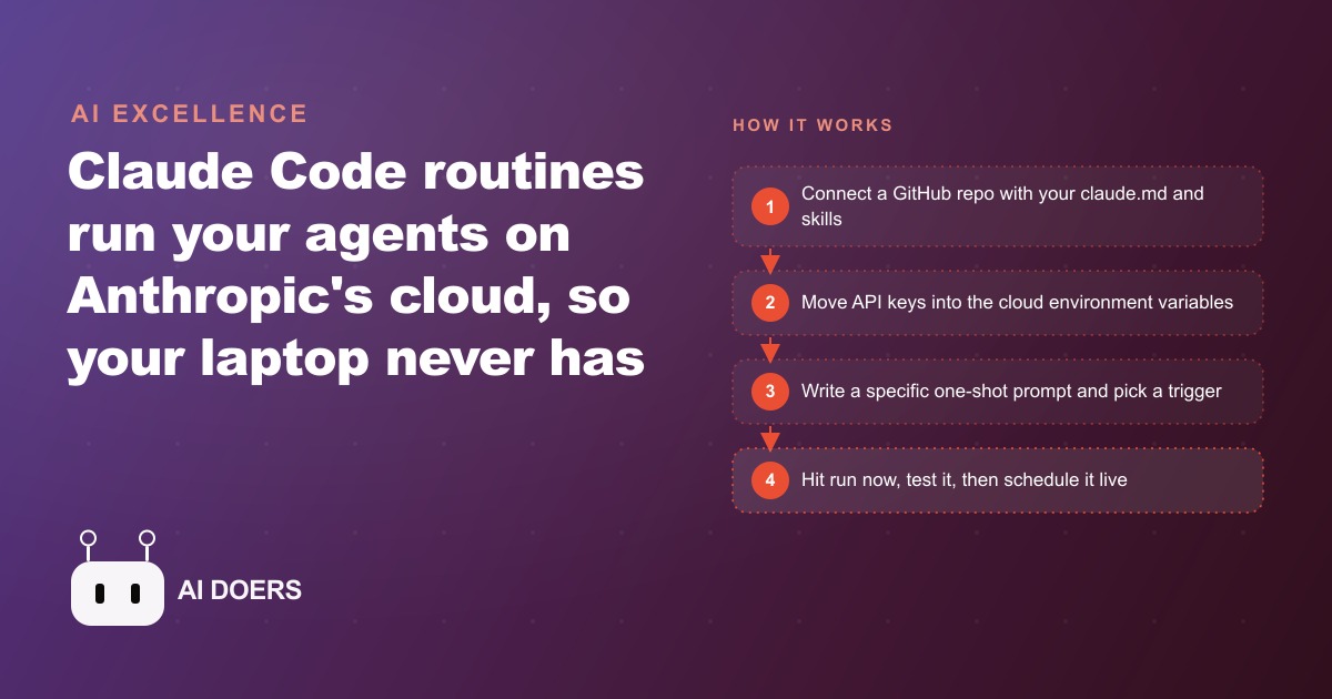 How Claude Code Routines Let Your Agents Run 24/7 Without Your Laptop