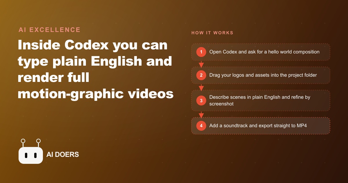 How Codex and Remotion Let You Make Motion Graphics by Typing