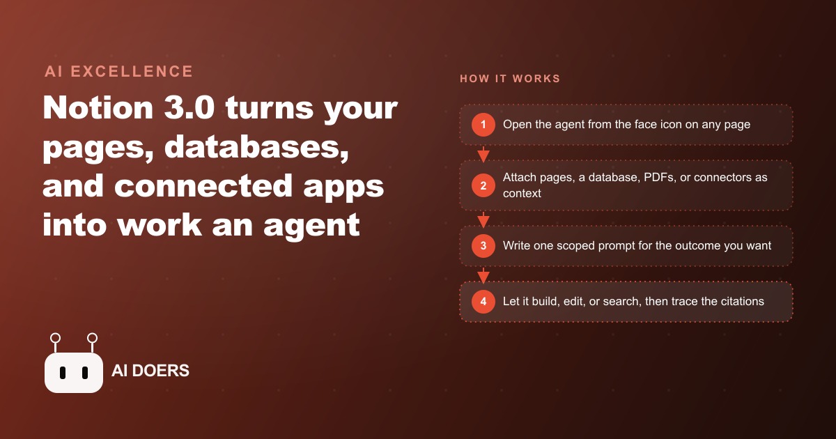 How Notion 3.0's AI Turns Your Workspace Into an Agent