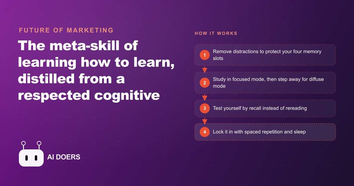 How to Actually Learn Anything Faster, Backed by Cognitive Science