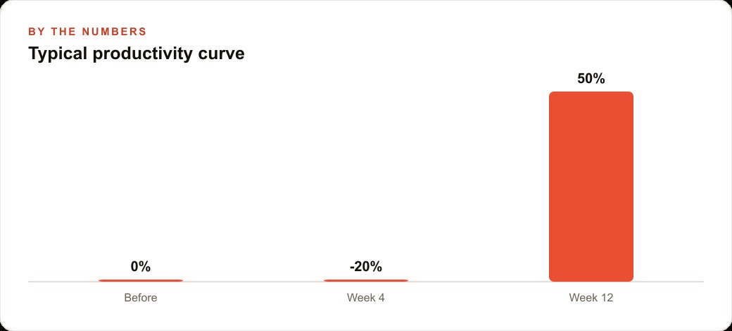 Typical productivity curve