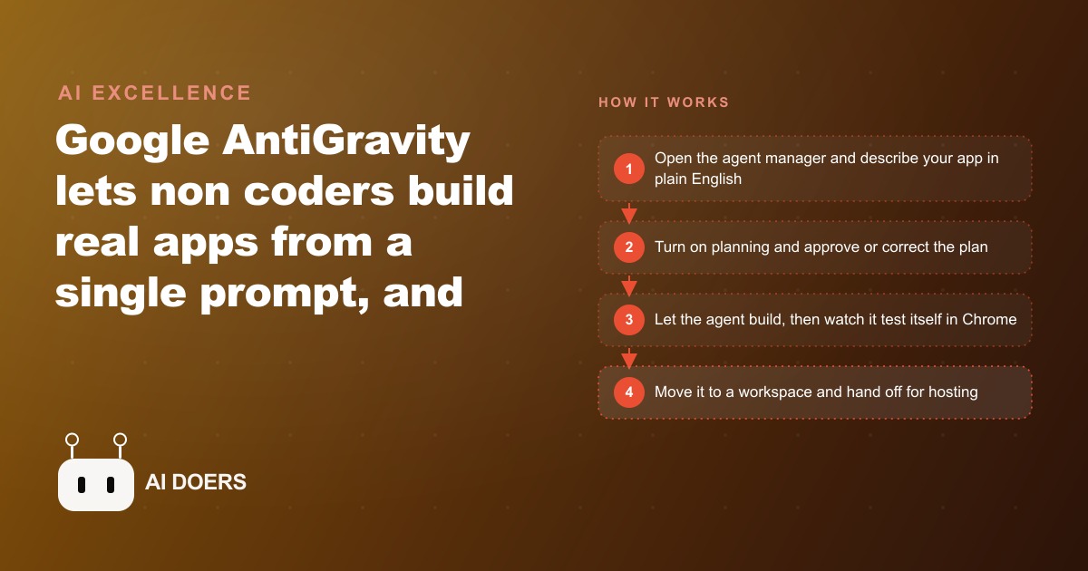How to Build Real Apps with Google AntiGravity as a Non Coder