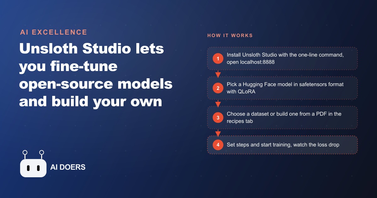How to Fine-Tune an Open-Source AI Model Locally With Unsloth Studio