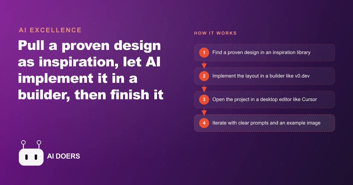 I Let AI Design and Build a Working Web App, Here Is the Method