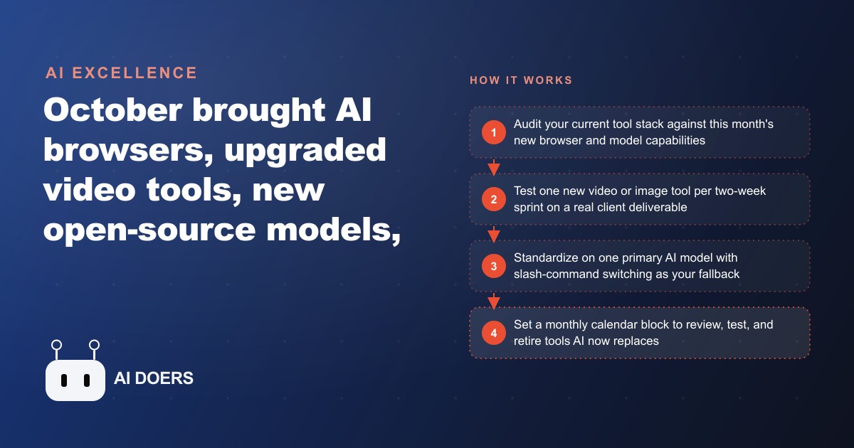 The October AI Tool Wave and What Digital Marketing Agencies Need to Do Right Now