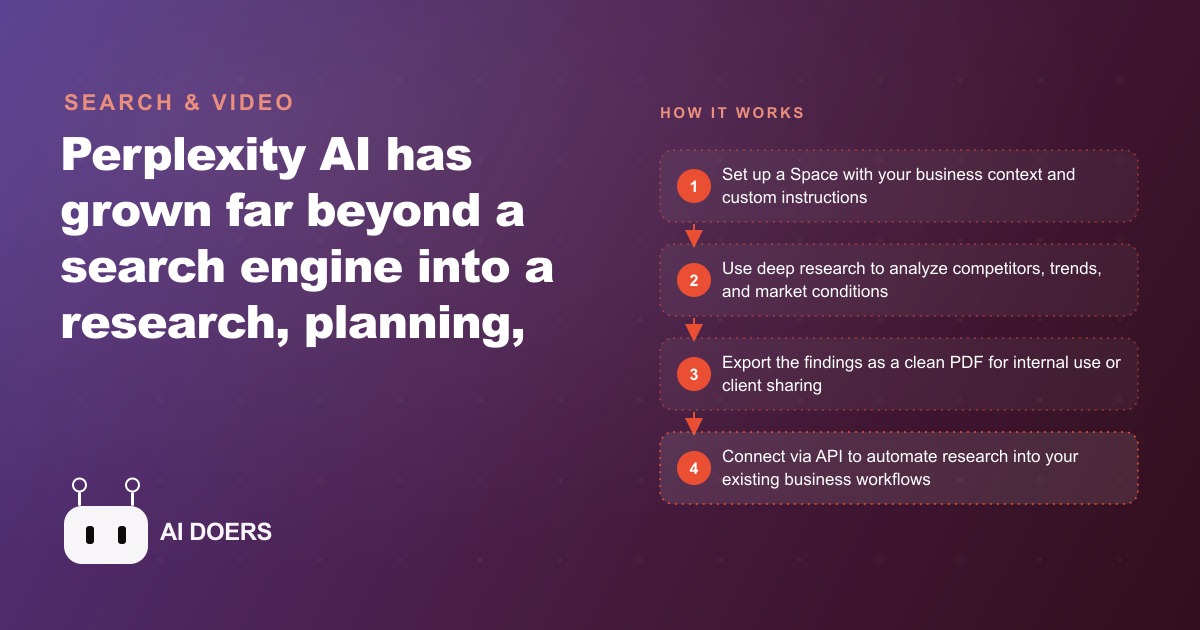 Perplexity AI Does Far More Than Search: Here Is What Most Businesses Are Missing