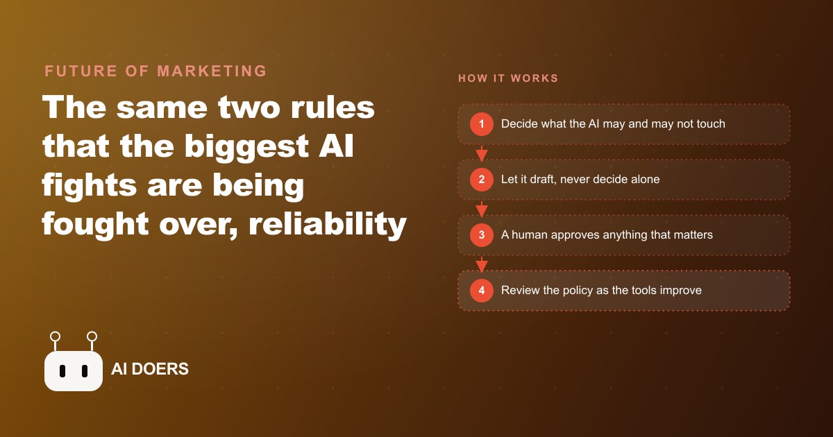 Why Reliability and a Human in the Loop Decide Whether AI Is Safe for Your Business