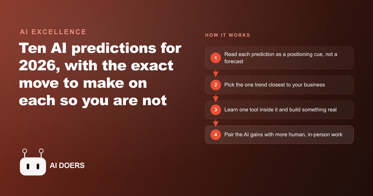 10 AI Predictions for 2026, and the Move to Make on Each