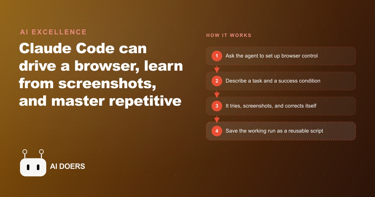 How to Use Self Learning Browser Automation in Claude Code for Real Work