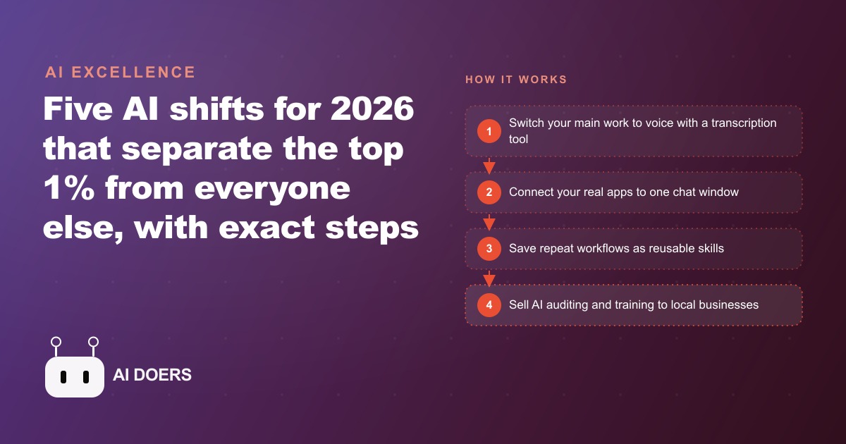 The 5 AI Shifts That Will Define Winners in 2026