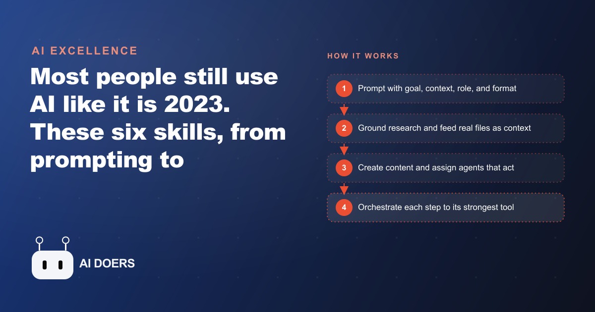 The 6 AI Skills Worth Mastering in 2026