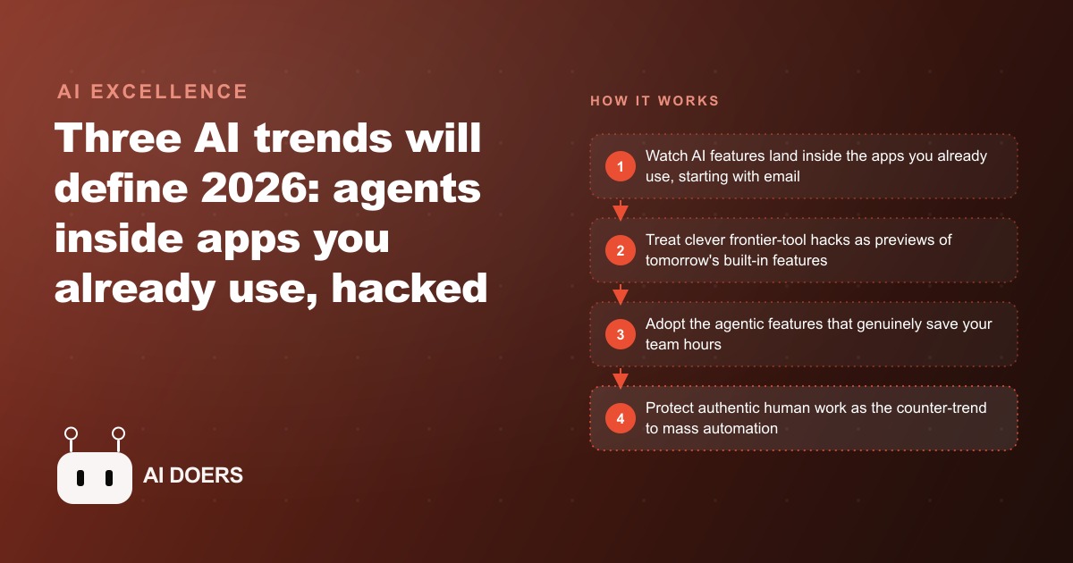 The Three AI Trends That Will Actually Define 2026