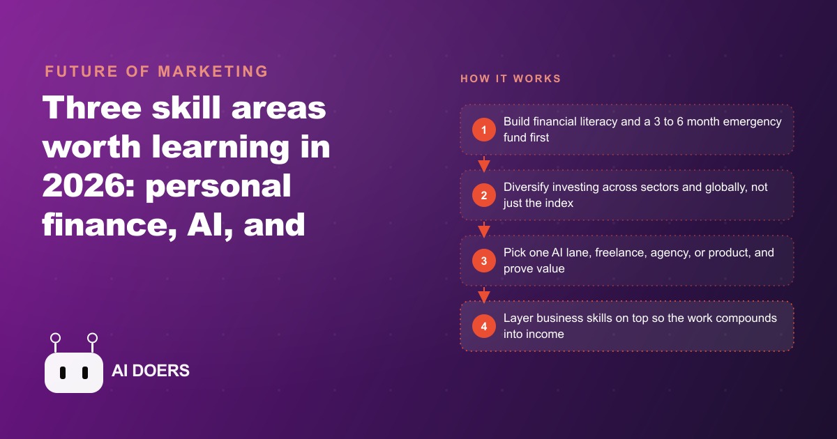 The Three Skills Worth Learning In 2026: Finance, AI, And Business