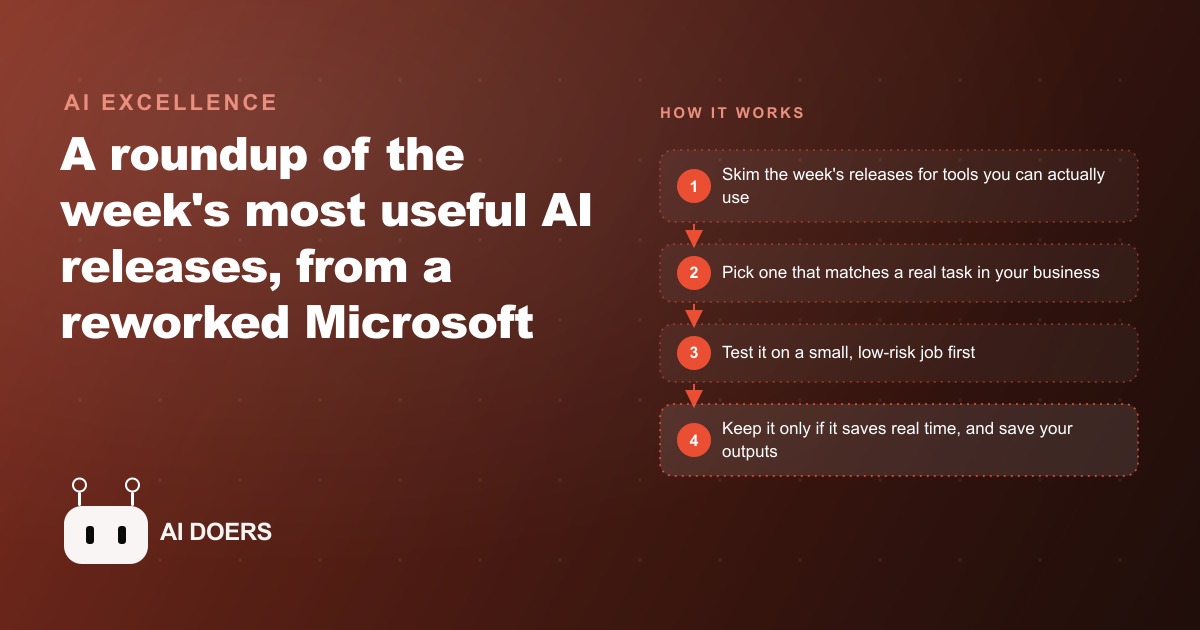 This Week in AI: Copilot Gets Useful, Claude Lands in Excel, and On-Brand Content Tools