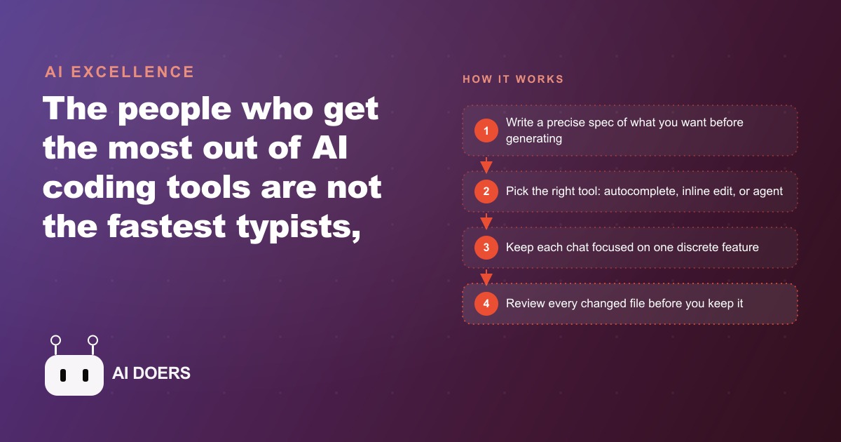 Vibe Coding Done Right: The Habits That Separate Good AI Coders From Sloppy Ones