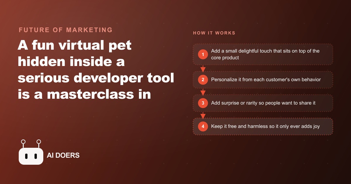 The Business Lesson Hidden in a Playful Virtual Pet Feature