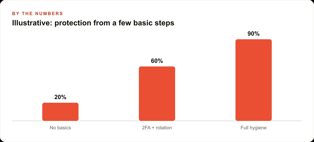 Illustrative: protection from a few basic steps